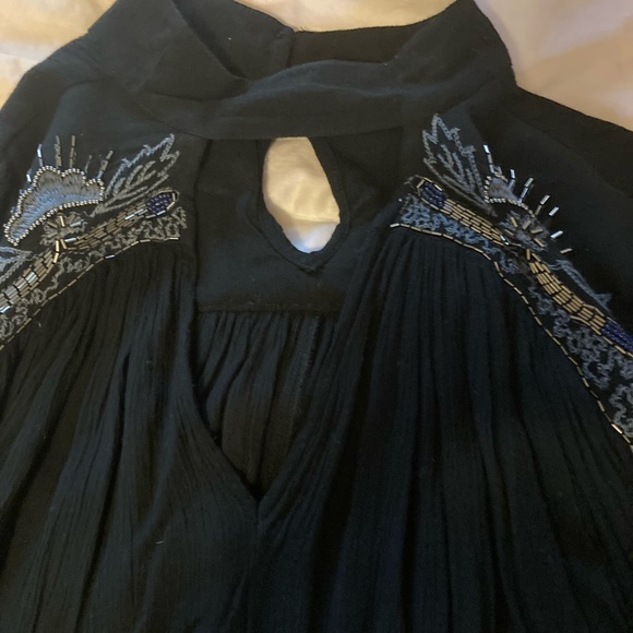 Free People Sweet Escape Embellished Tunic Blouse - Picture 6 of 9